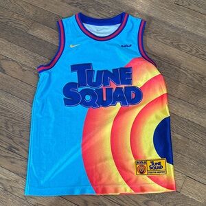 Nike Tune Squad Blue and Red Jersey